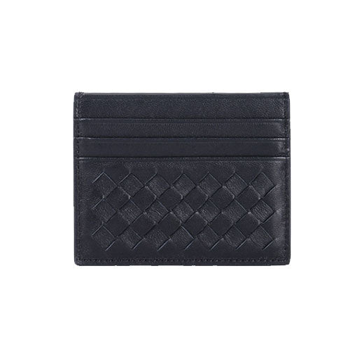 Woven Leather Credit Card Holder Bowlift