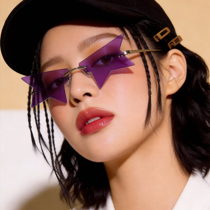 Women's sunglasses in an extraordinary star design Bowlift