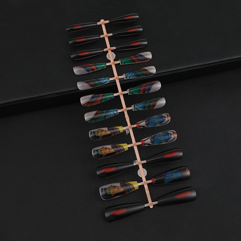 Creative Nail Art with Egyptian Motifs Bowlift