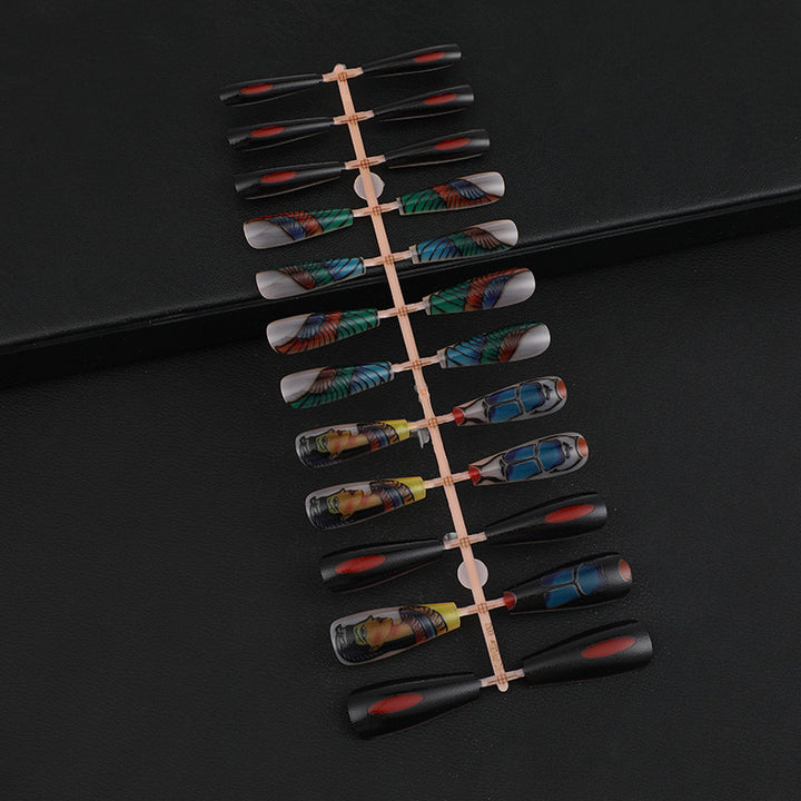 Creative Nail Art with Egyptian Motifs Bowlift