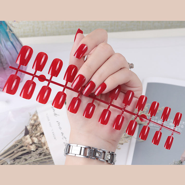 Natural Glossy Press-On Nail Tips Bowlift