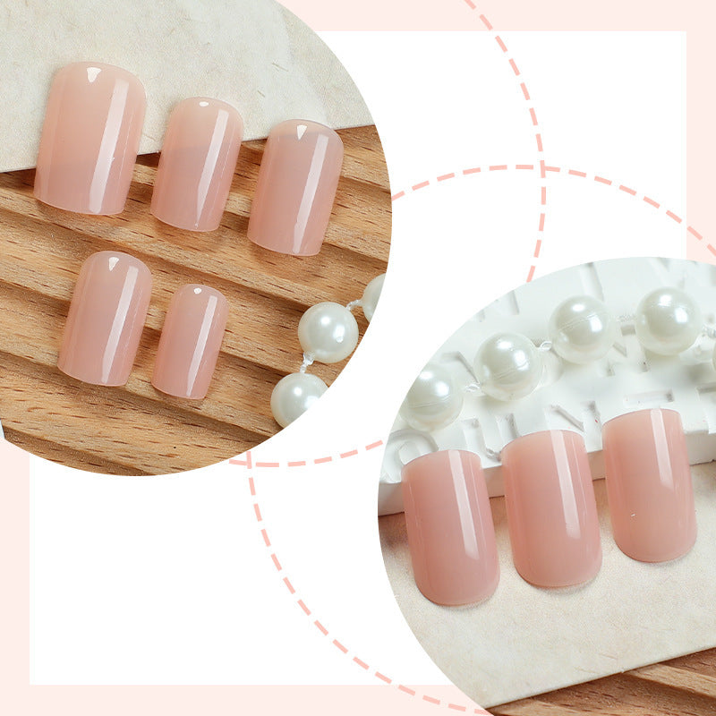 Acrylic nail set with natural finish and luxurious shine Bowlift