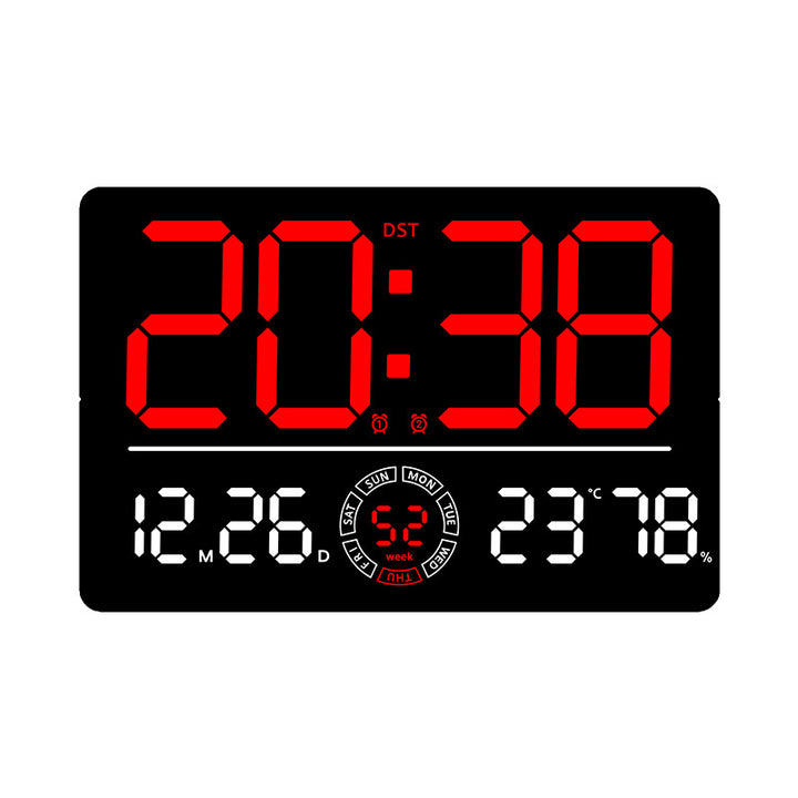 Digital Multifunction Alarm Clock with Hygrometer and Temperature Display Bowlift