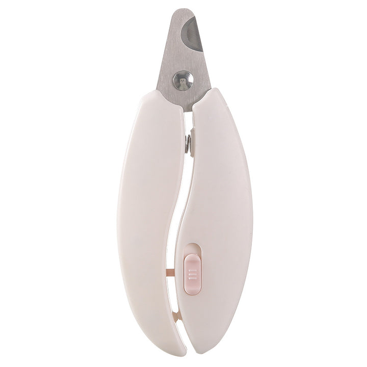 Ergonomic pet nail clippers with safety stop Bowlift