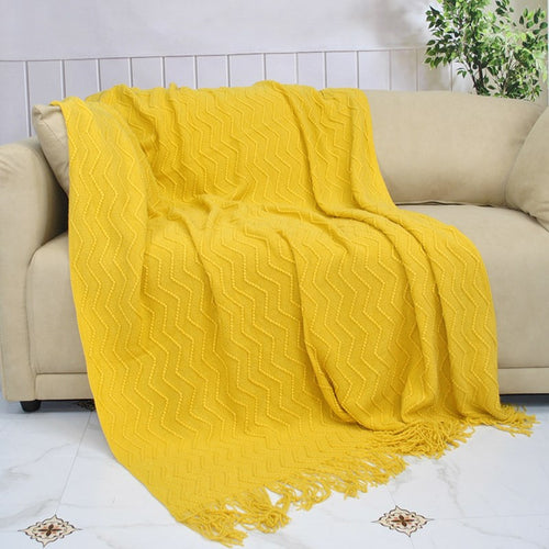 Textured Pattern Throw Blanket