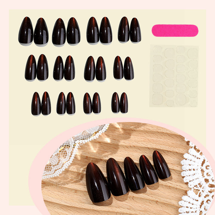 Premium Stiletto Press-On Nail Set Bowlift