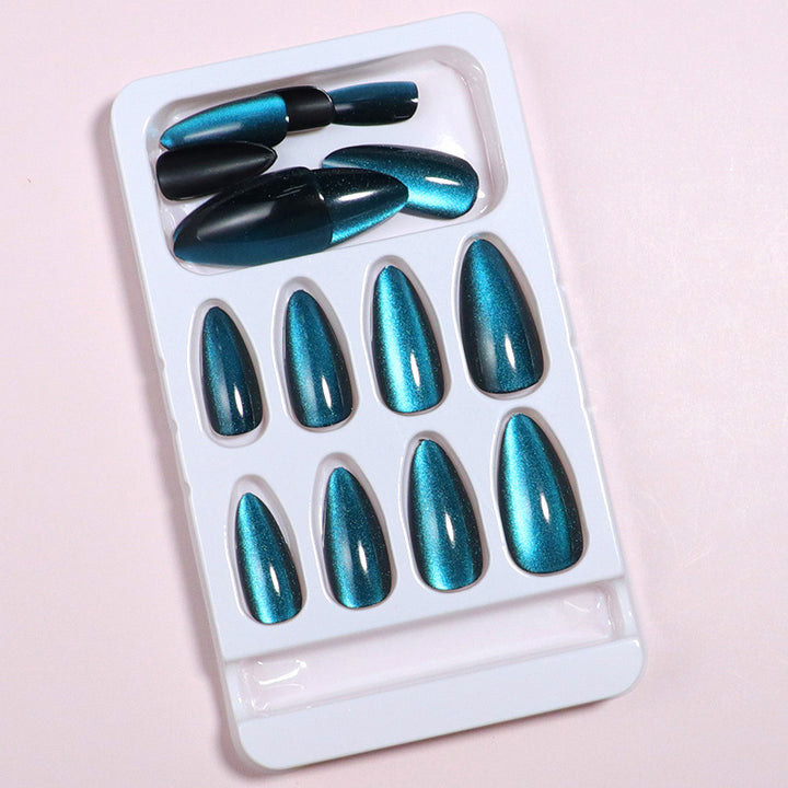 Elegant Glossy Stiletto Press-On Nail Set Bowlift