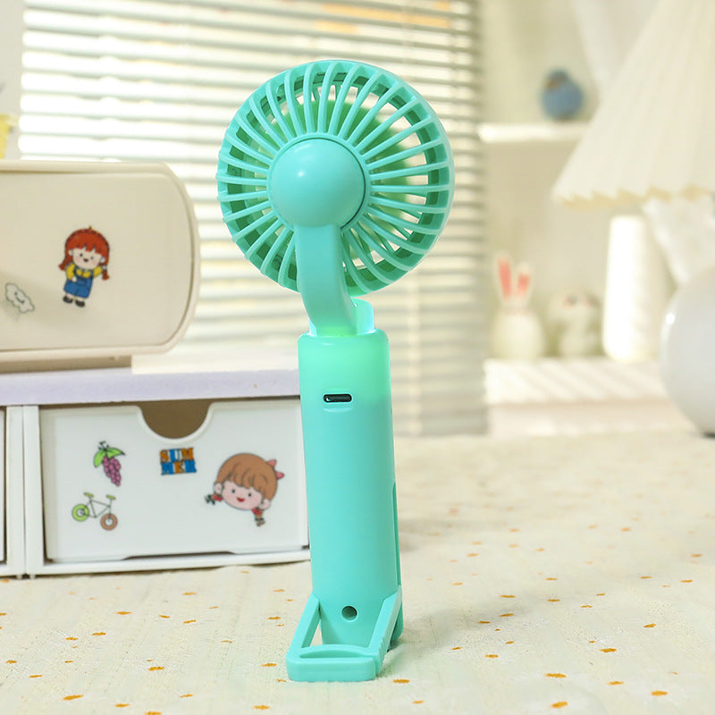 Women Portable USB Lamp Fan with Innovative Design Bowlift