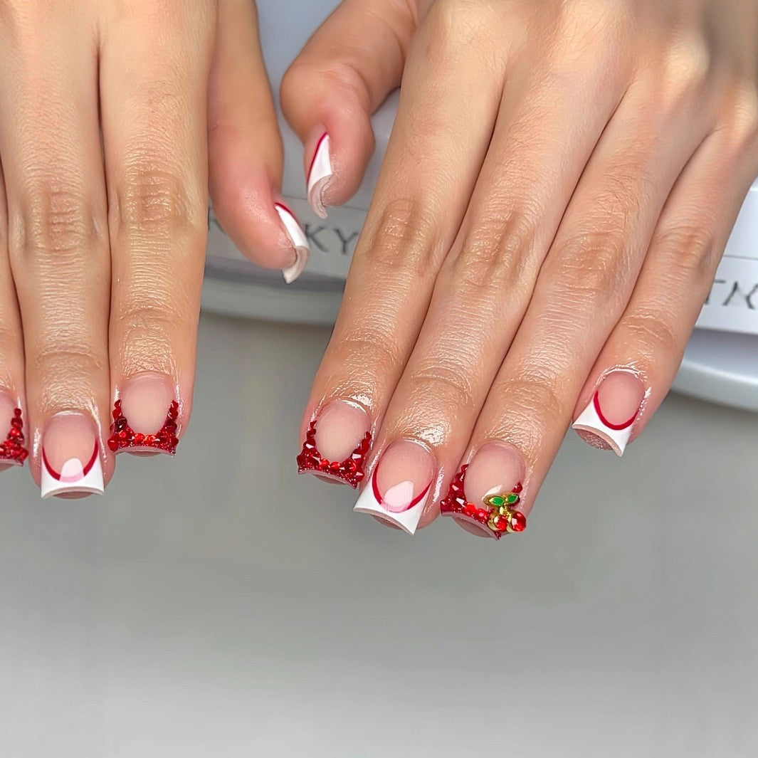 Festive Acrylic Nail Art Set Bowlift