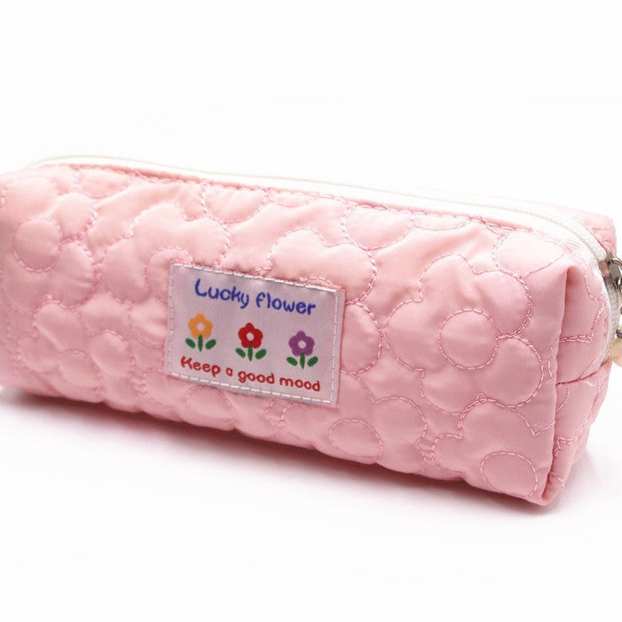 Quilted Cosmetic Pencil Case Bowlift