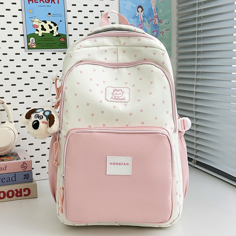 Star-Patterned Adventure Backpack