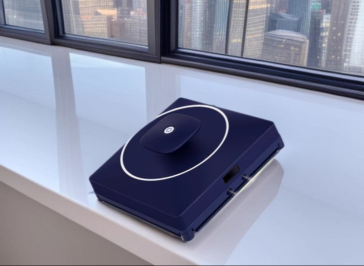 smart automatic robotic window cleaner with integrated spray and precision squeegee Bowlift