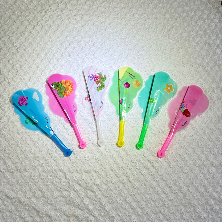 Ladies colorful folding fan Bowlift