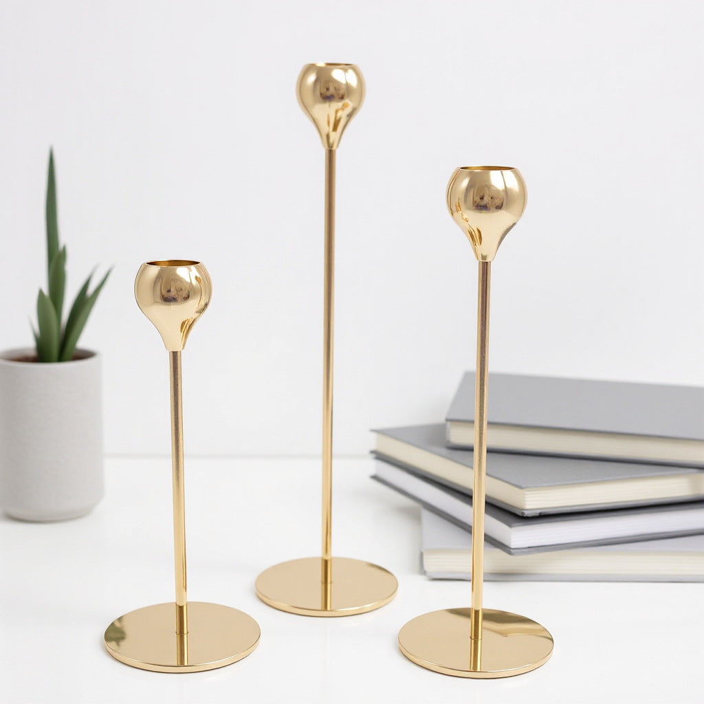Chrome metal wig and hat display stand with weighted round base Bowlift