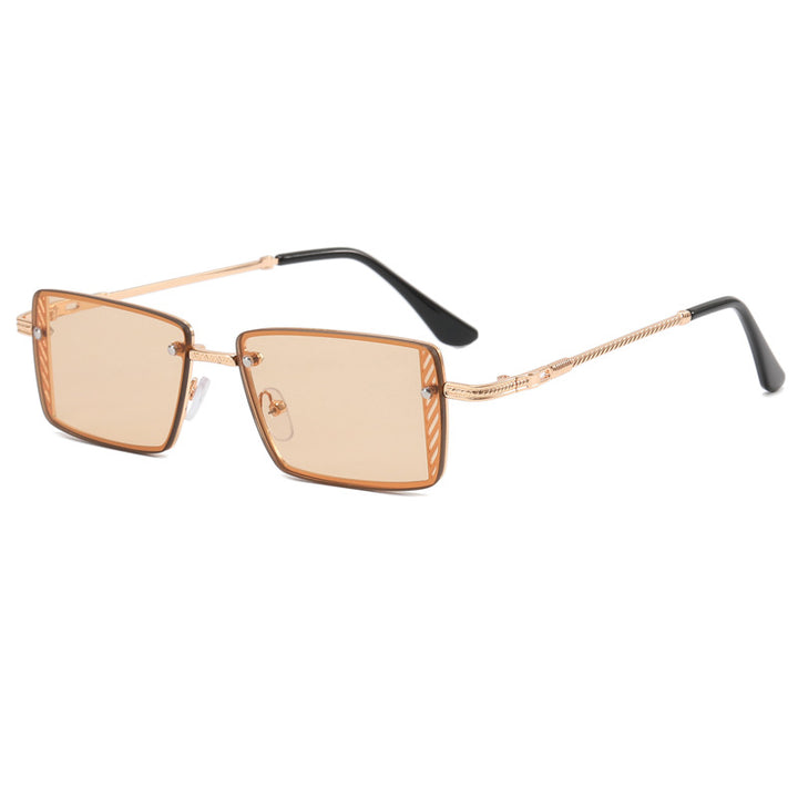 Ladies Elegant Square Sunglasses with Refined Frame Accents Bowlift