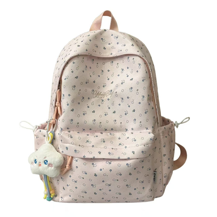 Floral Printed Lightweight Backpack Bowlift