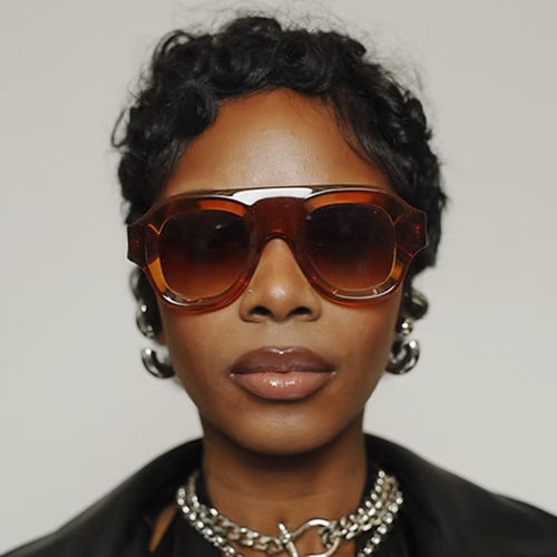Women's oversized sunglasses with modern design and UV protection Bowlift