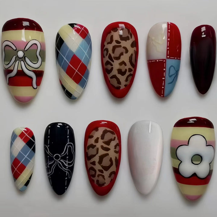 Thematic Artisan Press-On Nail Set Bowlift