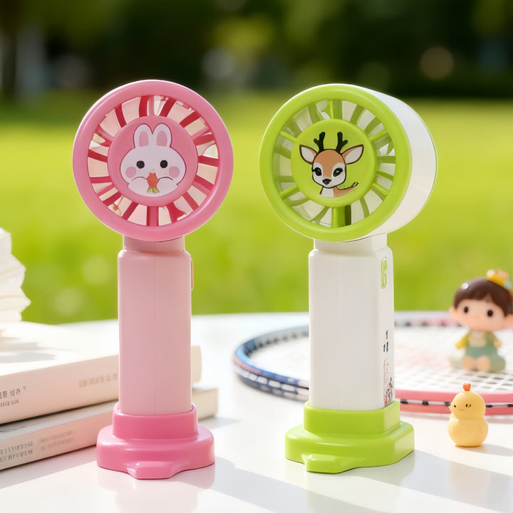 Portable Handheld Fan with Creative Panda Design Bowlift