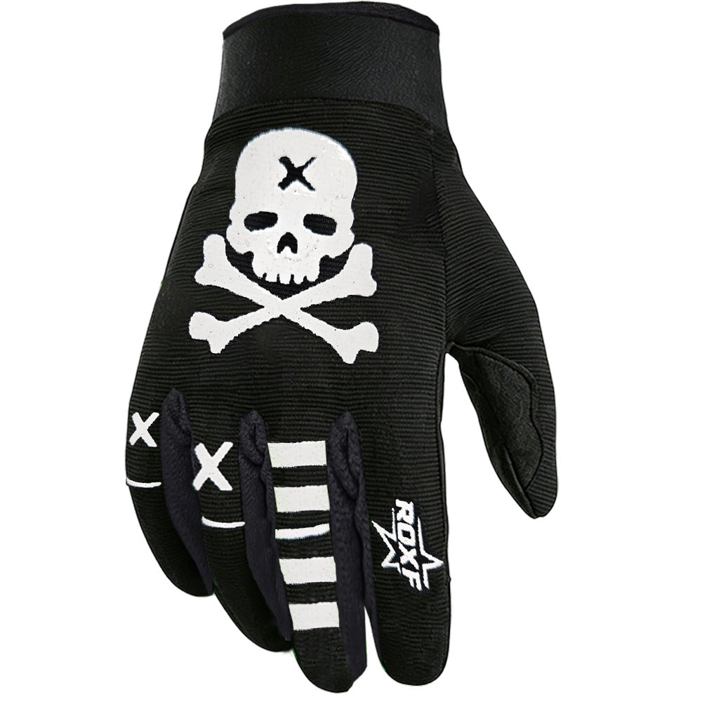 Skeleton Print Lightweight Full-Finger Cycling Gloves Bowlift
