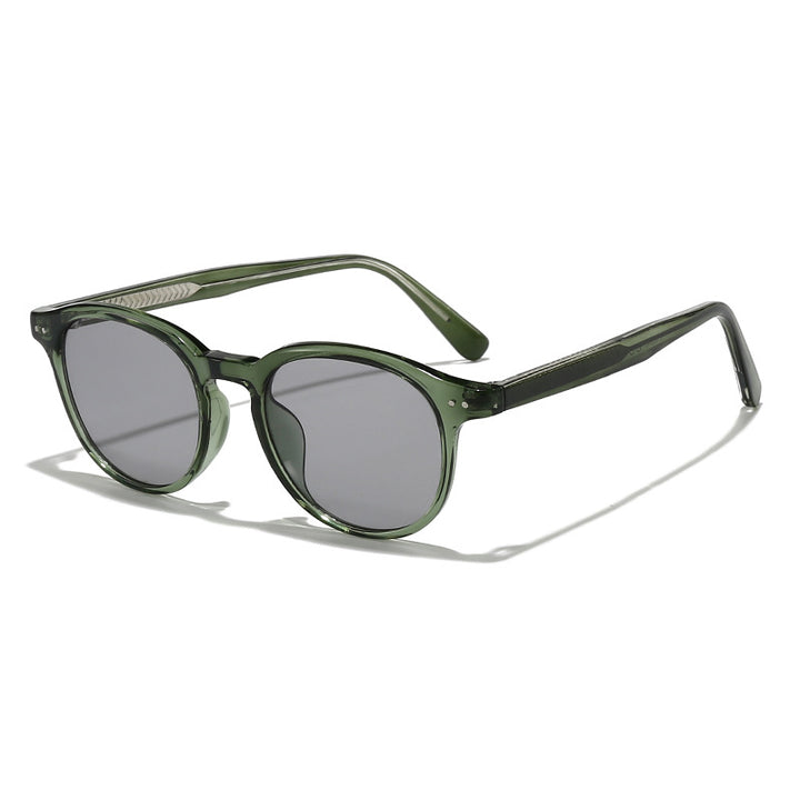 Women's round fashionable sunglasses with UV protection Bowlift