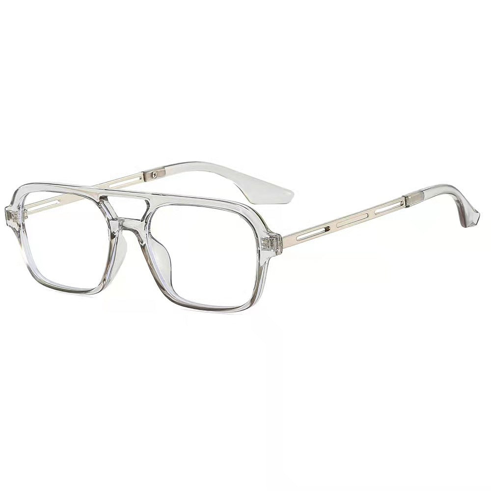 Women's Designer Sunglasses with Elegant Transparent Frame and Yellow Lenses Bowlift