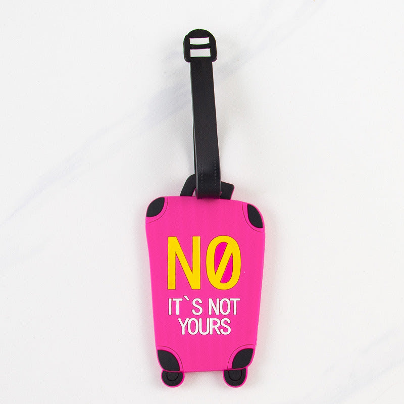 Humorous Luggage Tag Bowlift