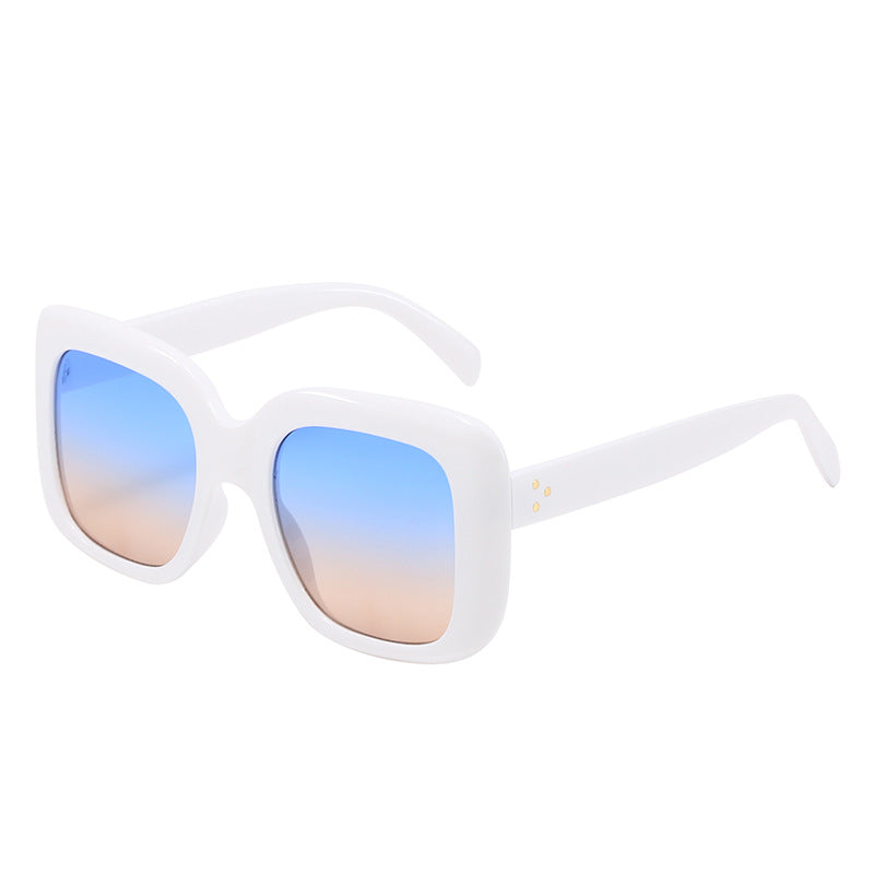 Women's oversized square sunglasses with high-quality plastic frame Bowlift