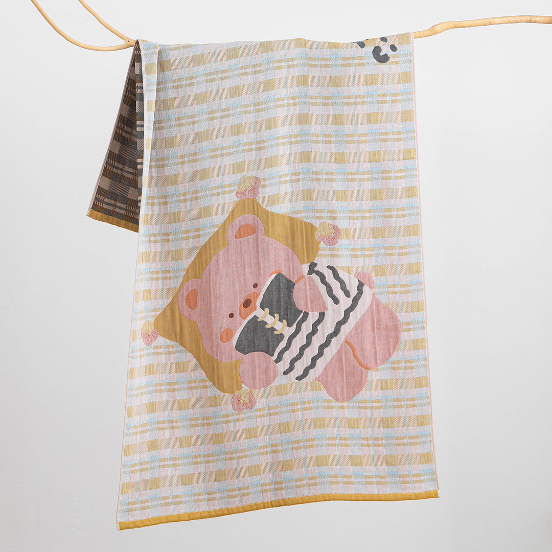 Women's cuddly cloth with processed bear motif Bowlift