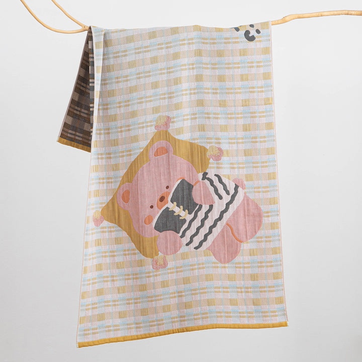 Women's cuddly cloth with processed bear motif Bowlift