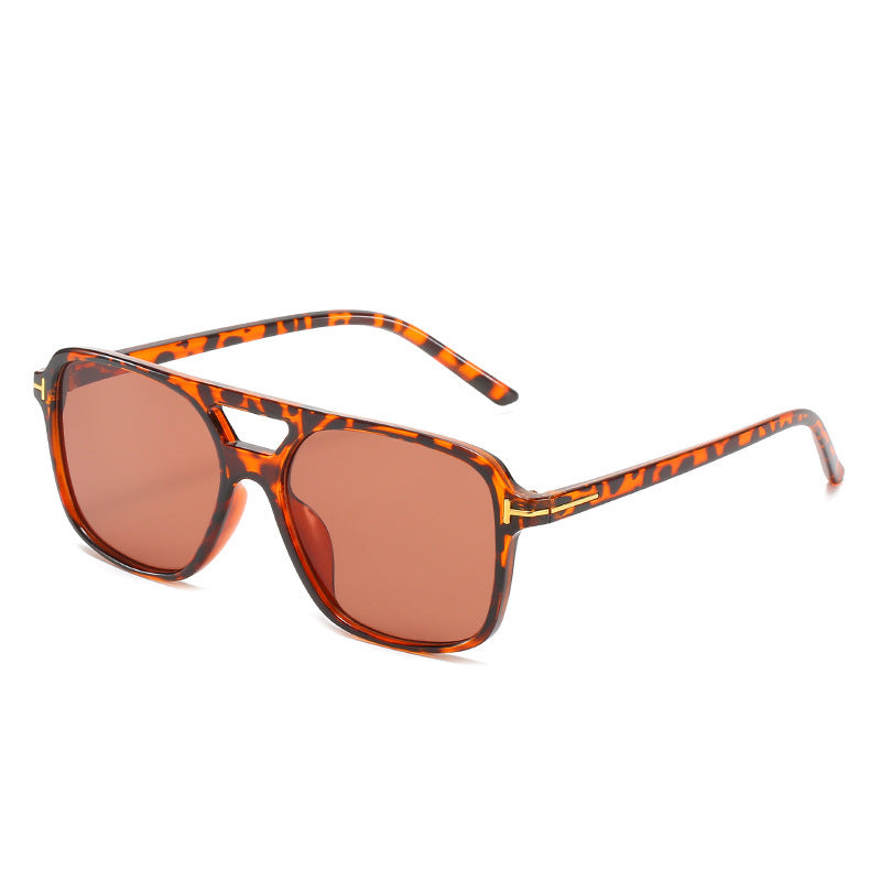 Square Frame Sunglasses with Unique Lens Cut Bowlift