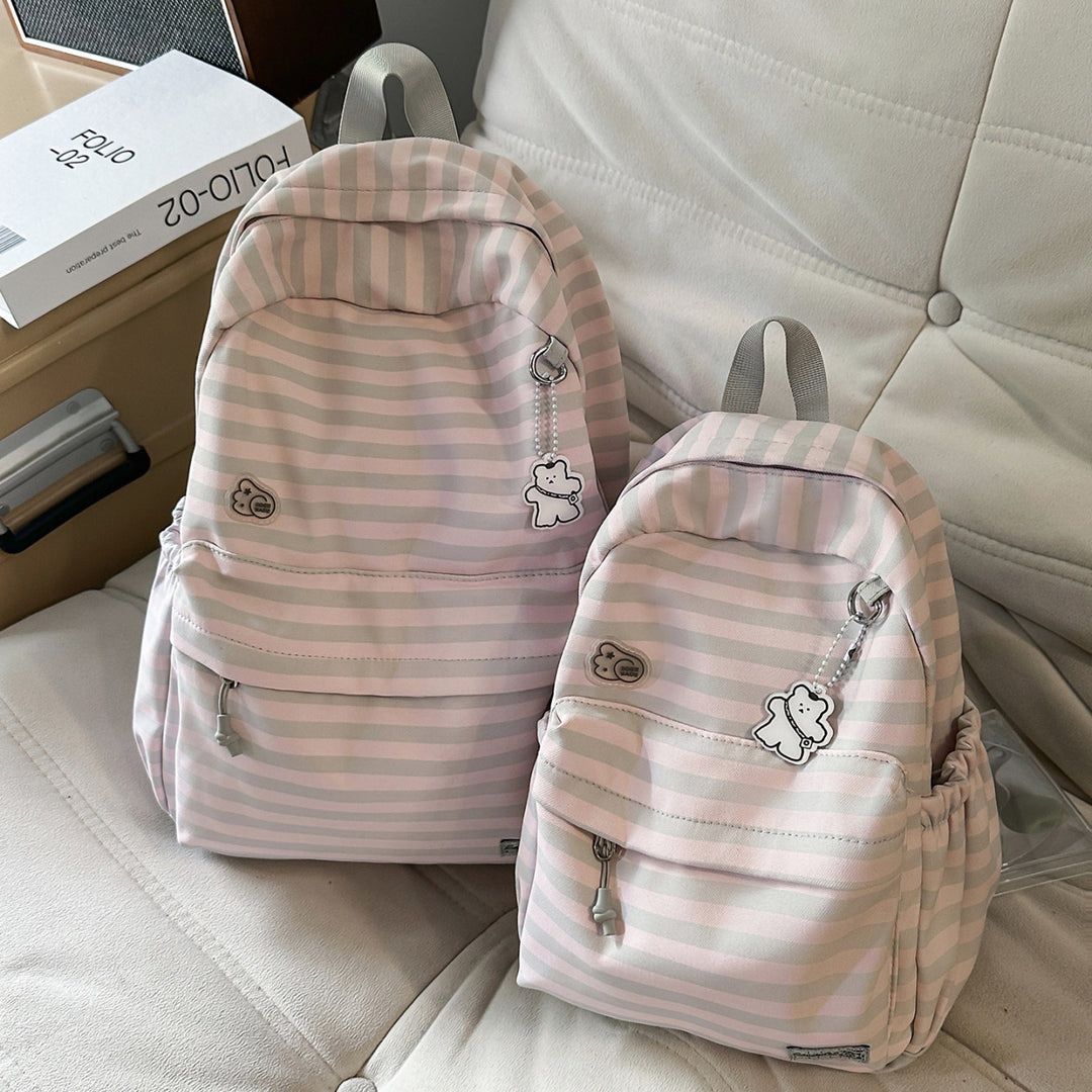 Playful Striped Casual Backpack