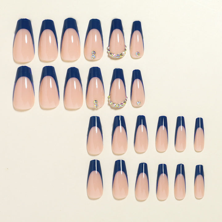 Premium French Tip Press-On Nail Set Bowlift