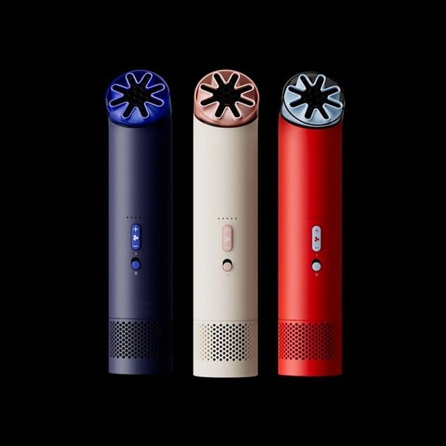 Ladies cordless travel hairdryer with diffuser attachment, ion care and quiet motor Bowlift