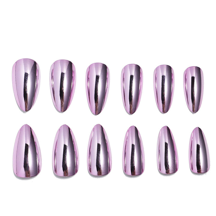 Elegant Mirror Finish Press-On Nails Bowlift