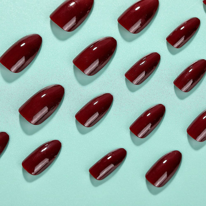 Acrylic nails with elegant almond shape Bowlift
