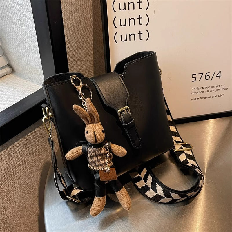 Vintage-Inspired Casual Crossbody Bag Bowlift