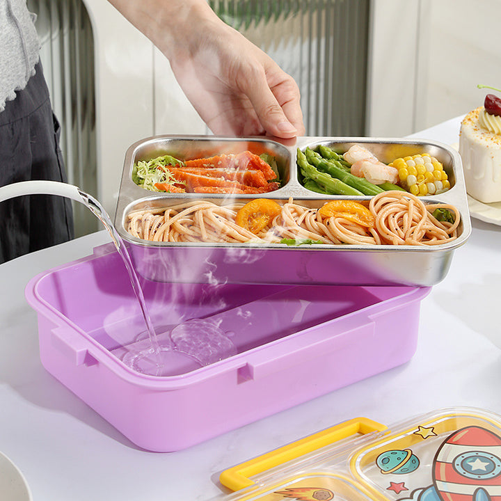 Fun-Themed Multi-Section Lunch Container