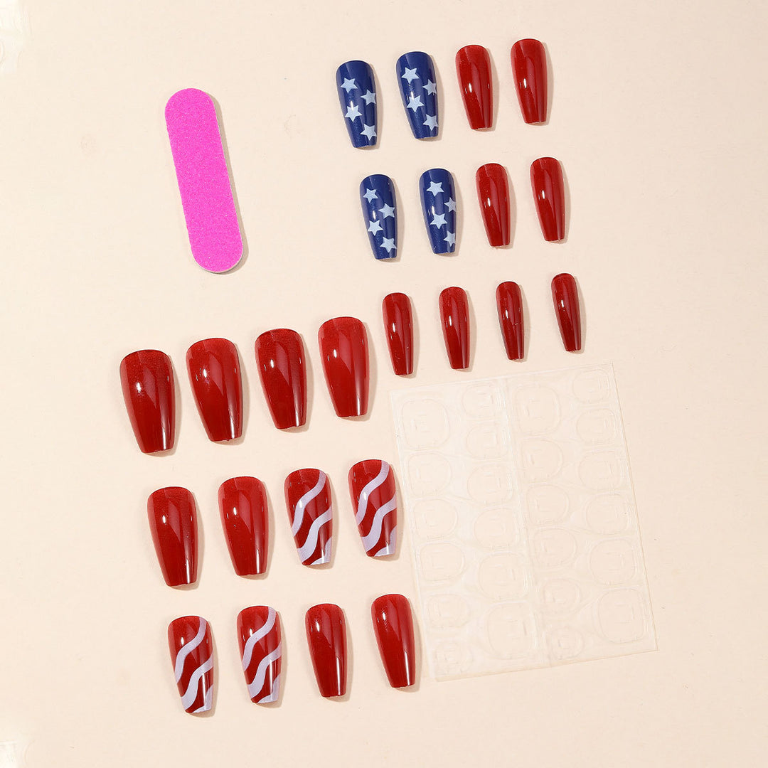 Patriotic Nail Art Kit Bowlift