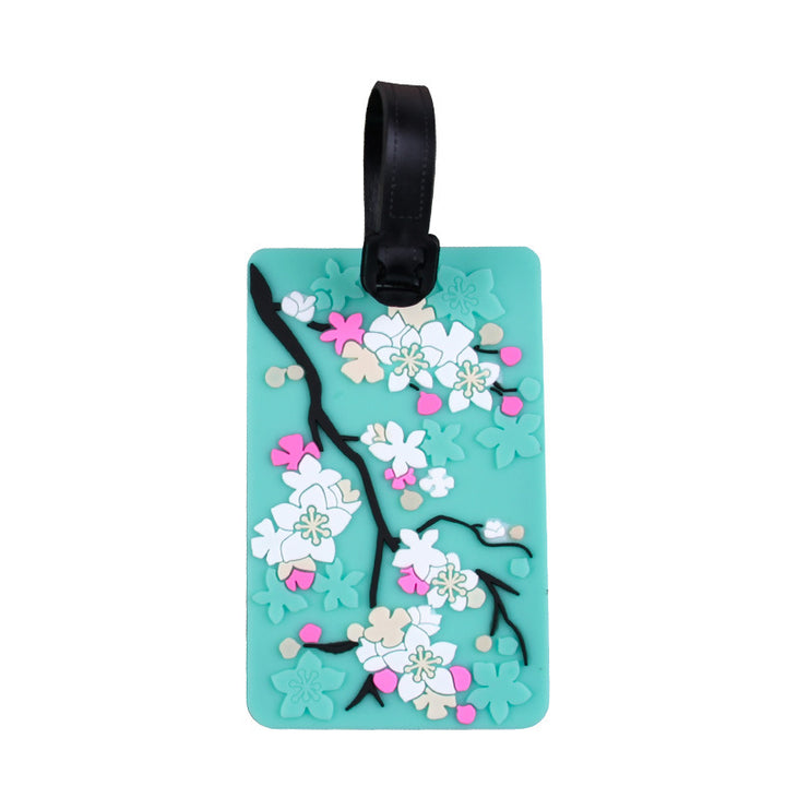 Floral Silicone Luggage Tag Bowlift