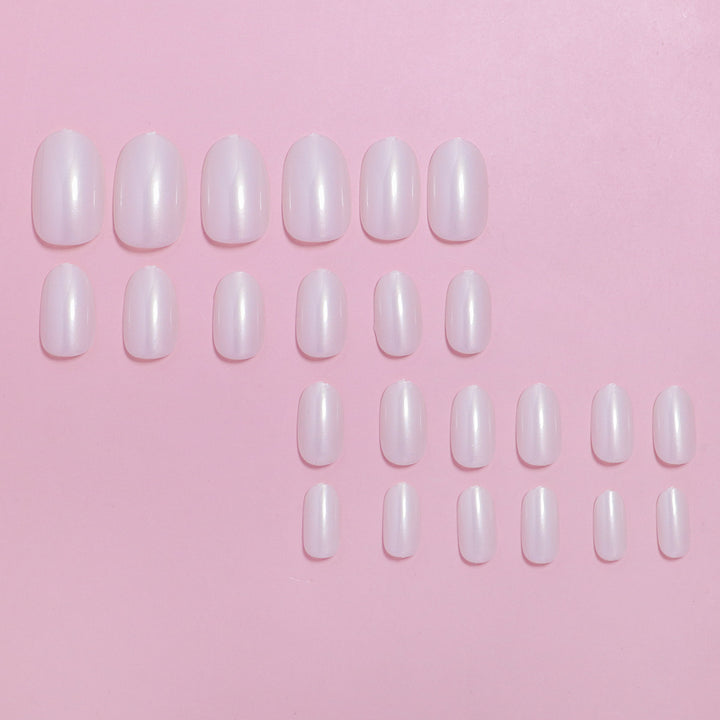 Premium Glossy Almond-Shaped Press-On Nail Tips Bowlift