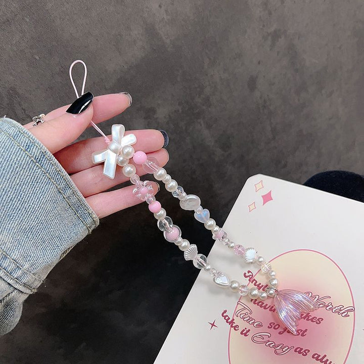 Beach-Inspired Gemstone Phone Charm Bowlift