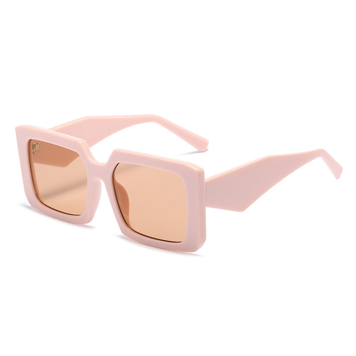 Women’s Geometric Sunglasses with Wide Frame Bowlift