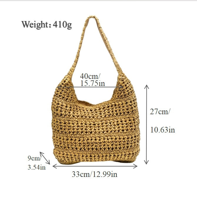 Handmade Macrame Hobo Bag Bowlift