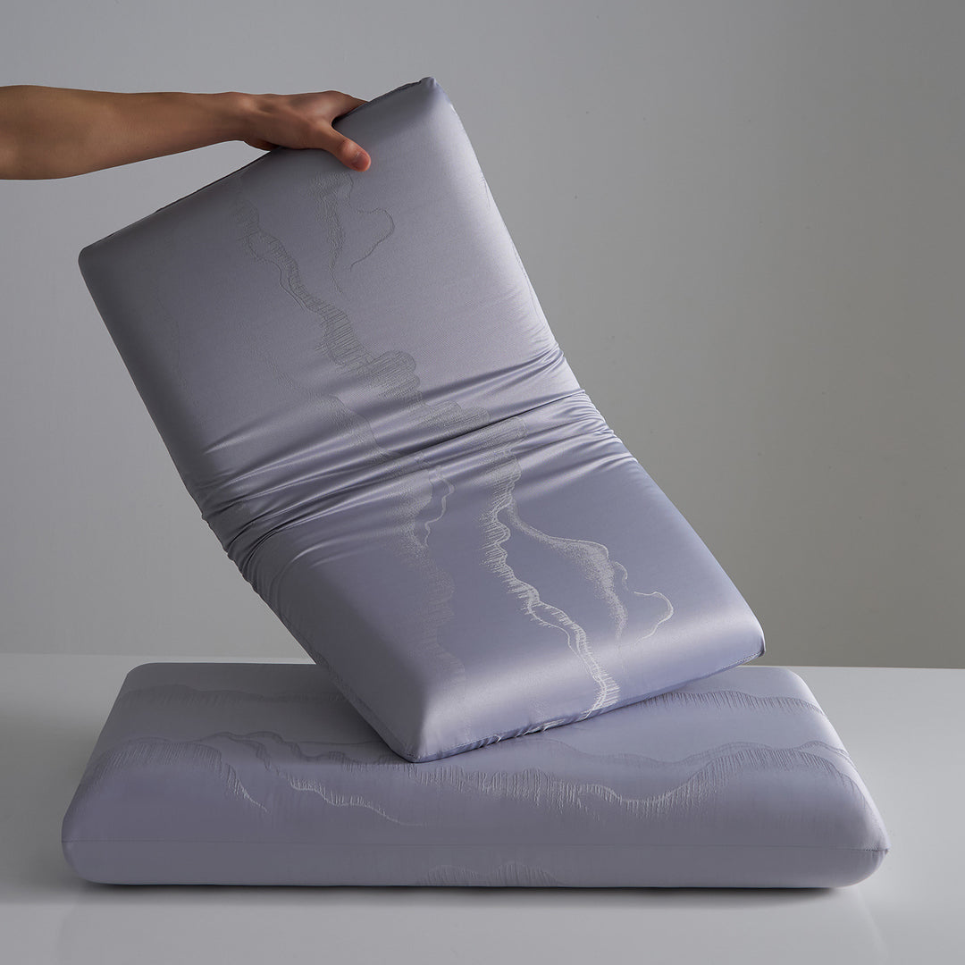 Ergonomic luxury pillow with gentle skin care technology Bowlift