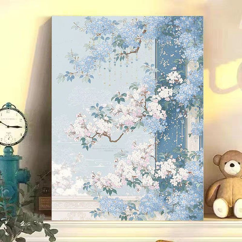 Floral Dreamscape Canvas Art Print Bowlift