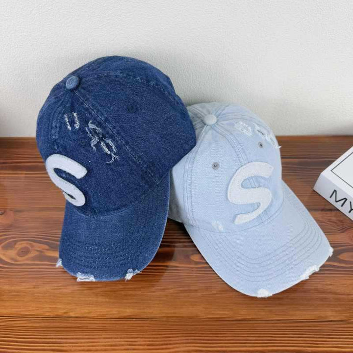 Men's Distressed Graphic Baseball Hat Bowlift