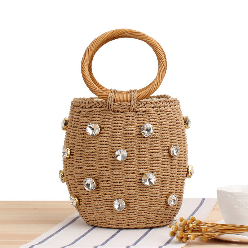 Handbag with crystal accents Bowlift