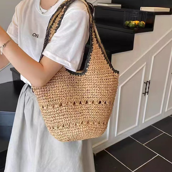 Macrame Beach Bag in Elegant Boho Design Bowlift