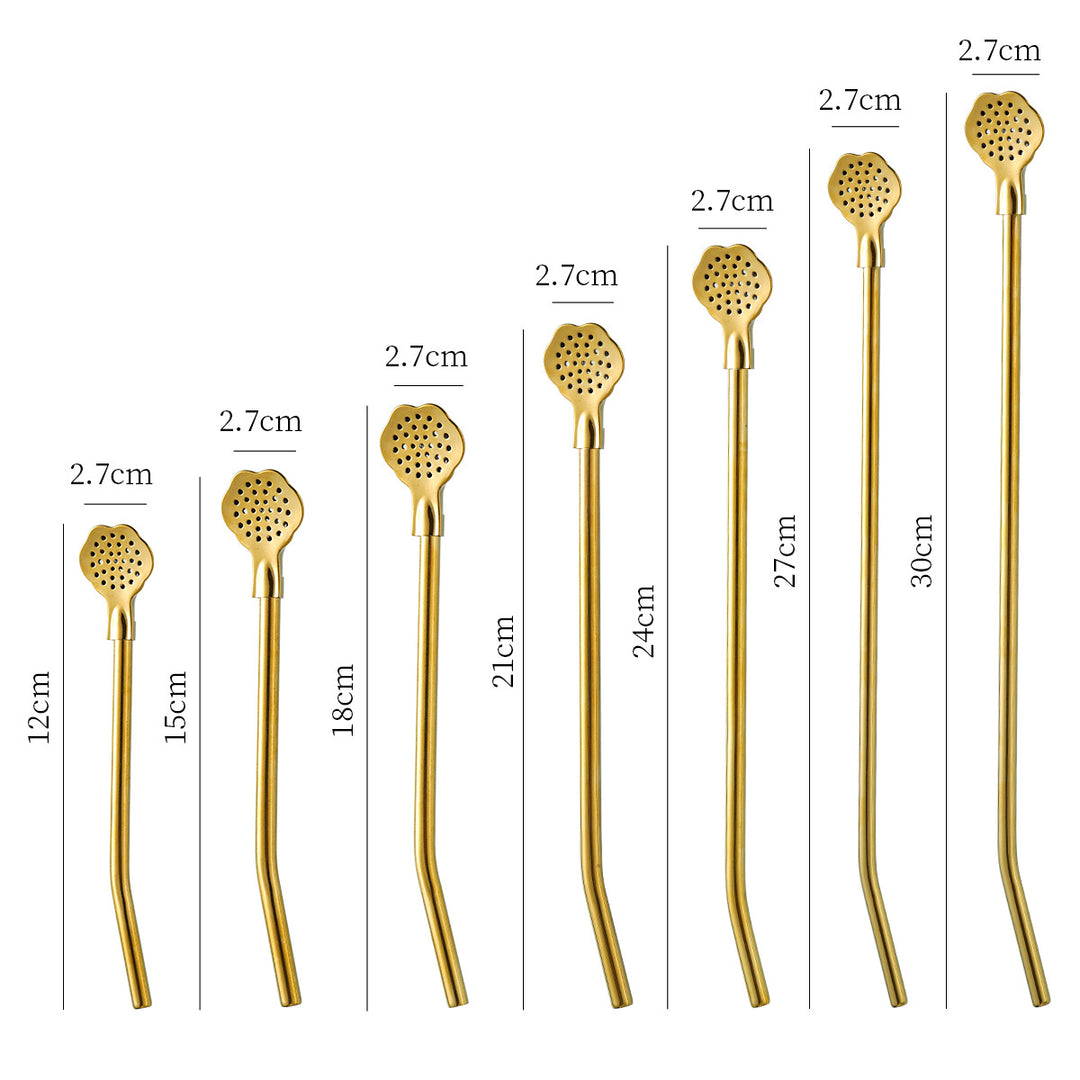 Stylish teaspoons with practical drainage holes Bowlift